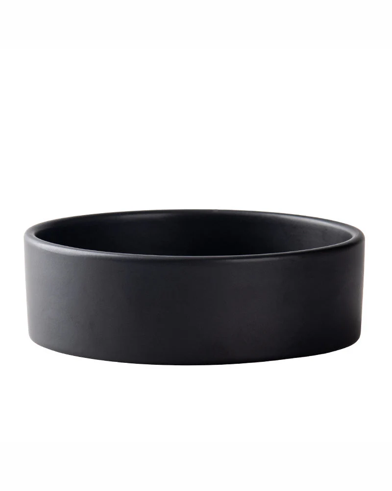 The Hugo Ceramic Pet Bowl in Black - Image 3