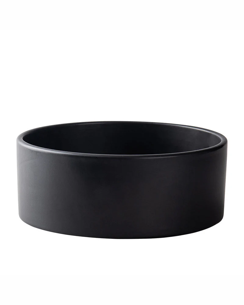 The Hugo Ceramic Pet Bowl in Black - Image 4