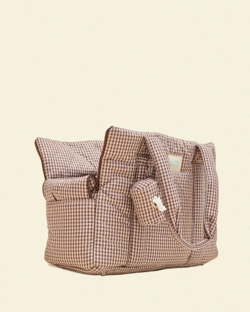 The Little Beast Dog Carrier in Coffee Cream - Image 4