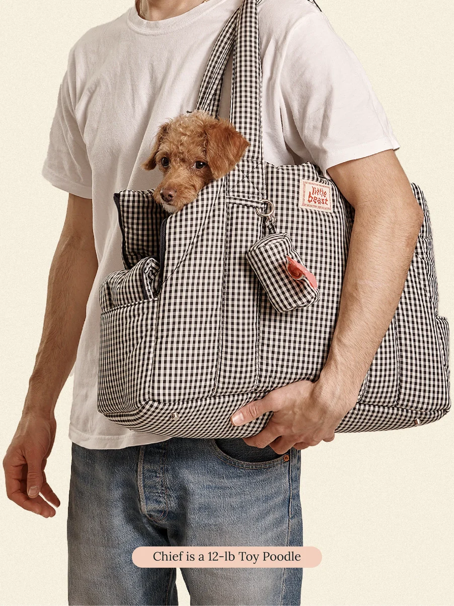 The Little Beast Dog Carrier in Noir - Image 2