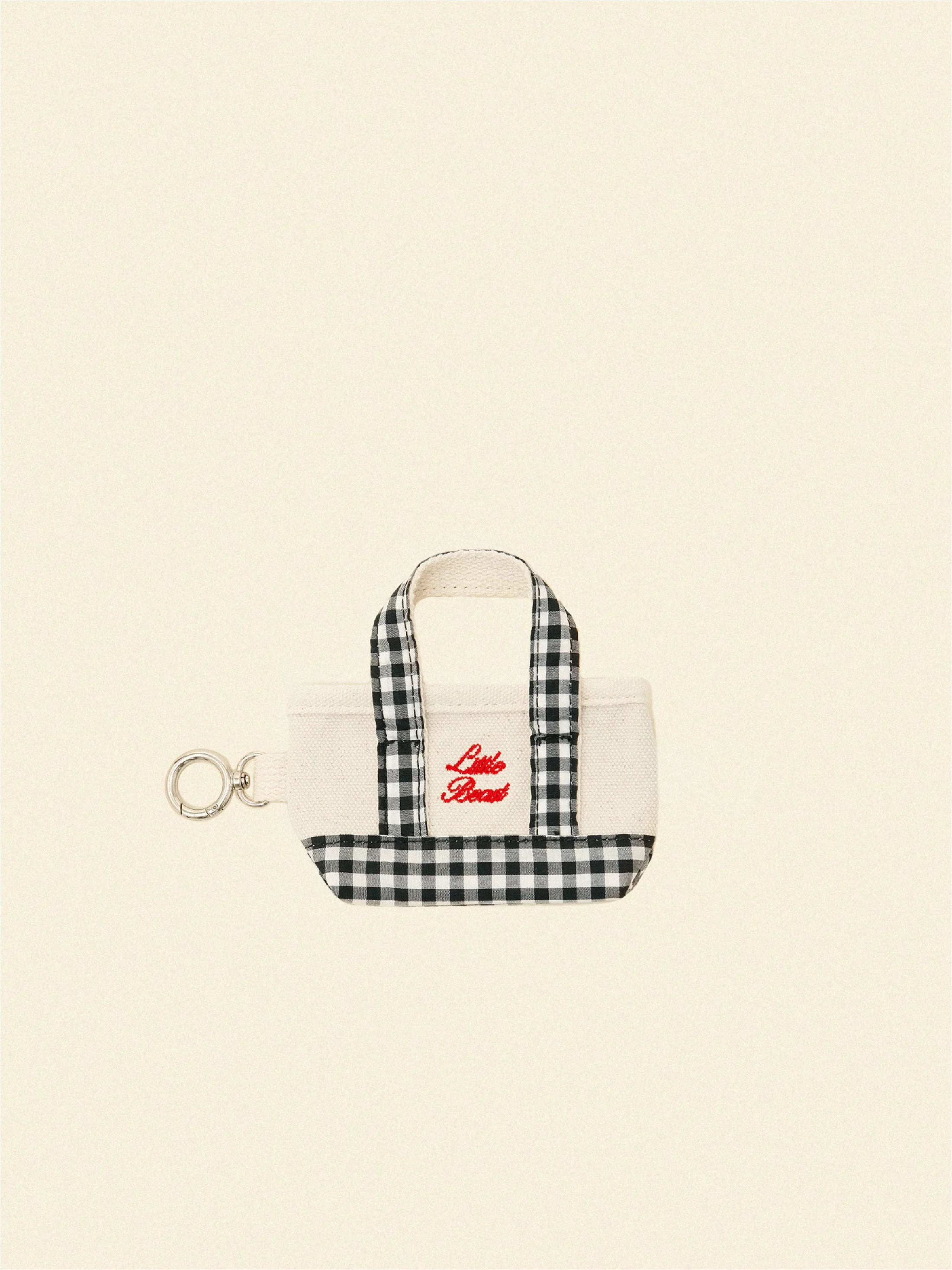 The Little Beast Poop Bag Tote in Gingham