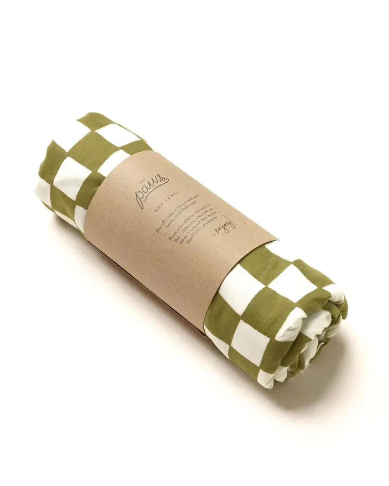 Cotton + Terry Dog Towel - Image 8