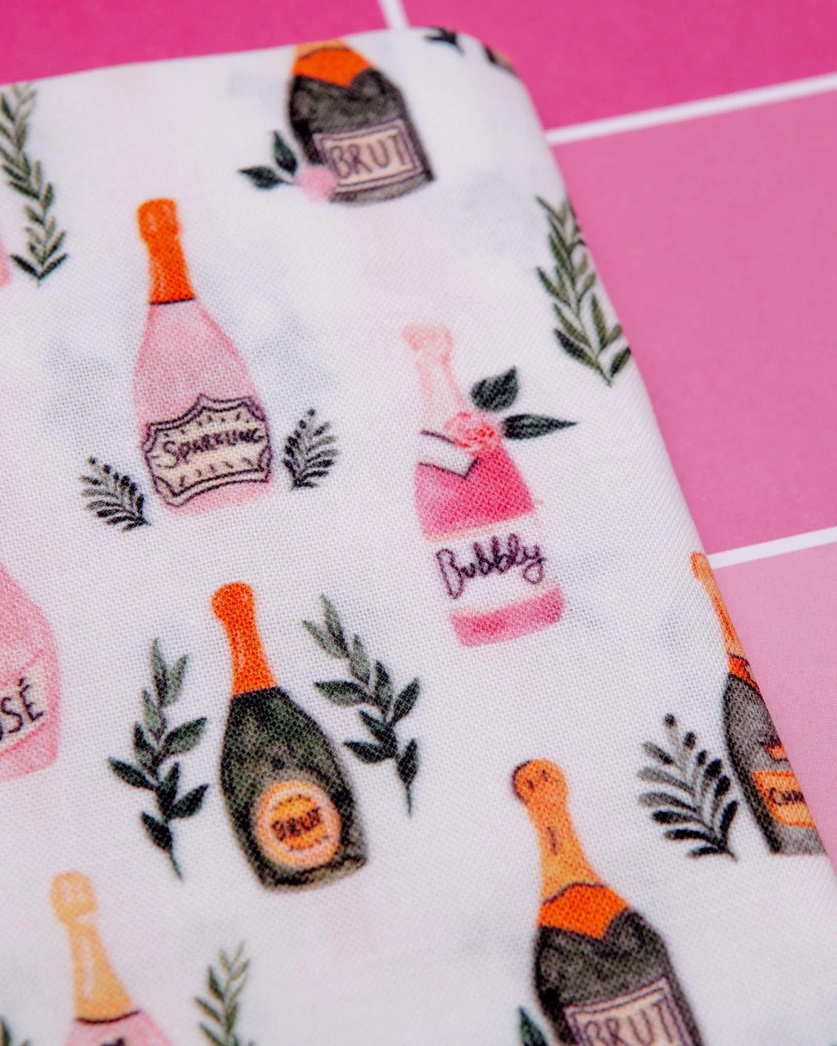 Champagne Bubbly Dog Bandana<br>(Made in the USA) - Image 3