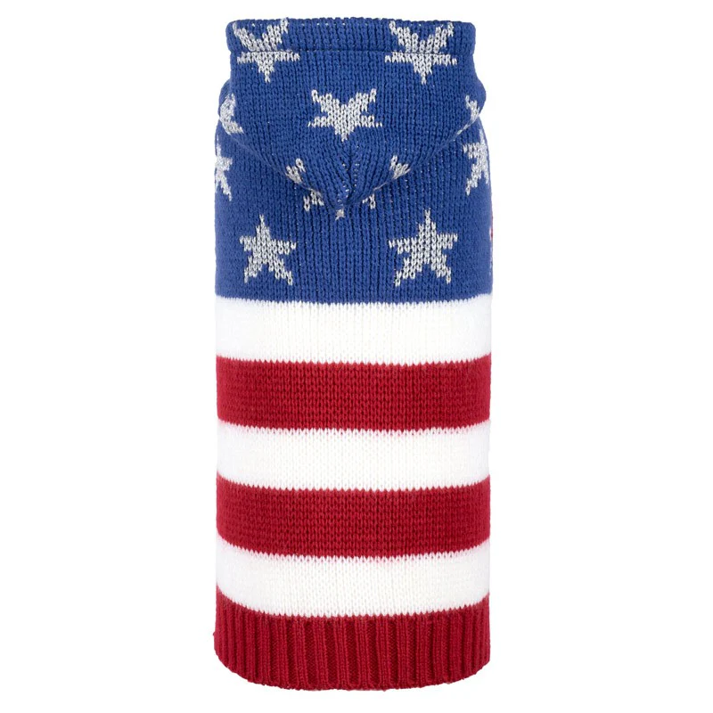 THE WORTHY DOG | Stars and Stripes Hoodie - Image 5