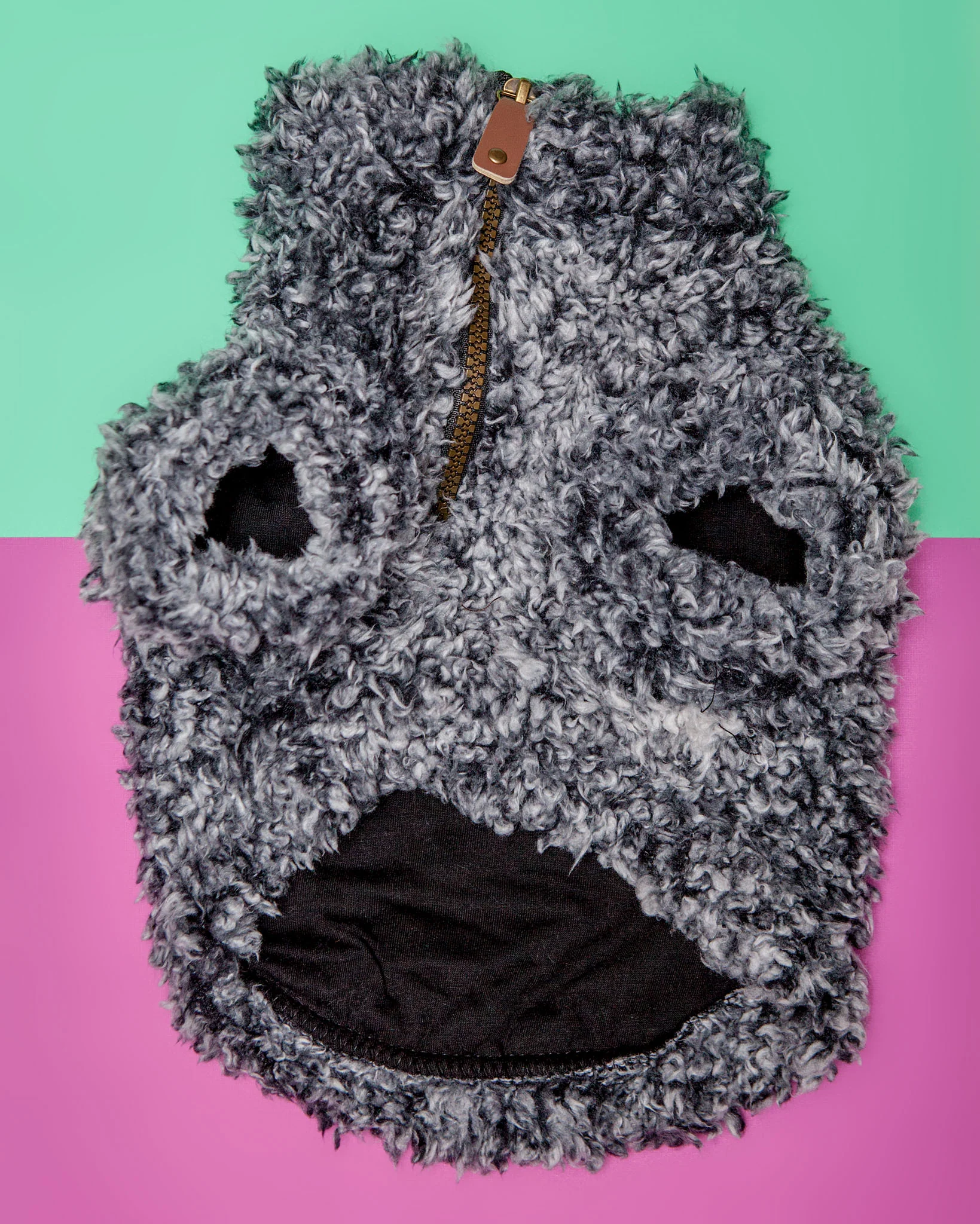Wubby Quarter-Zip Dog Fleece in Black (FINAL SALE) - Image 3