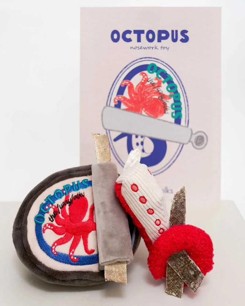 Tinned Octopus Nosework Dog Toy (FINAL SALE) - Image 6