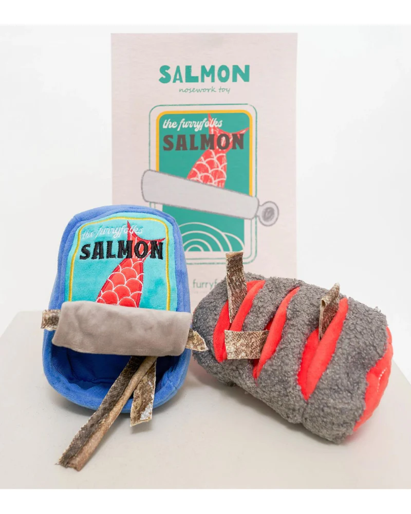 Tinned Salmon Nosework Dog Toy (FINAL SALE) - Image 5