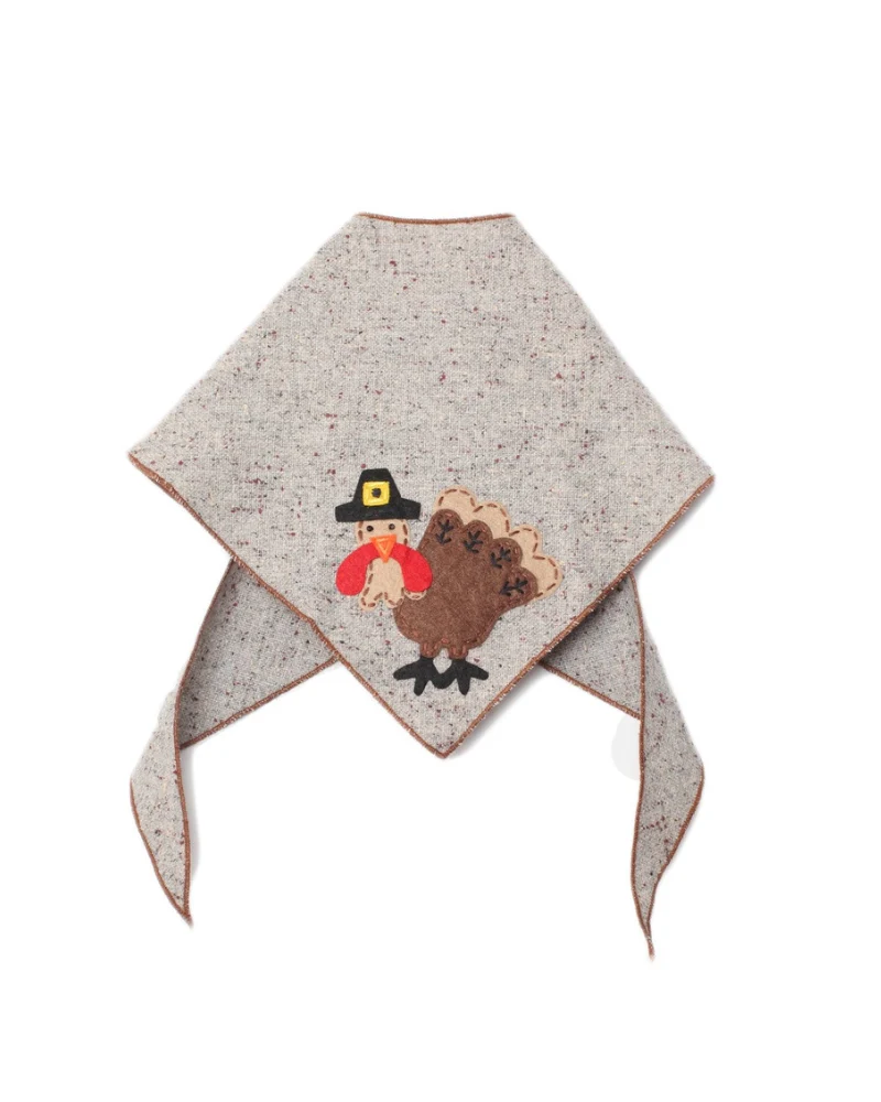 Tom the Turkey Thanksgiving Dog Bandana - Image 3