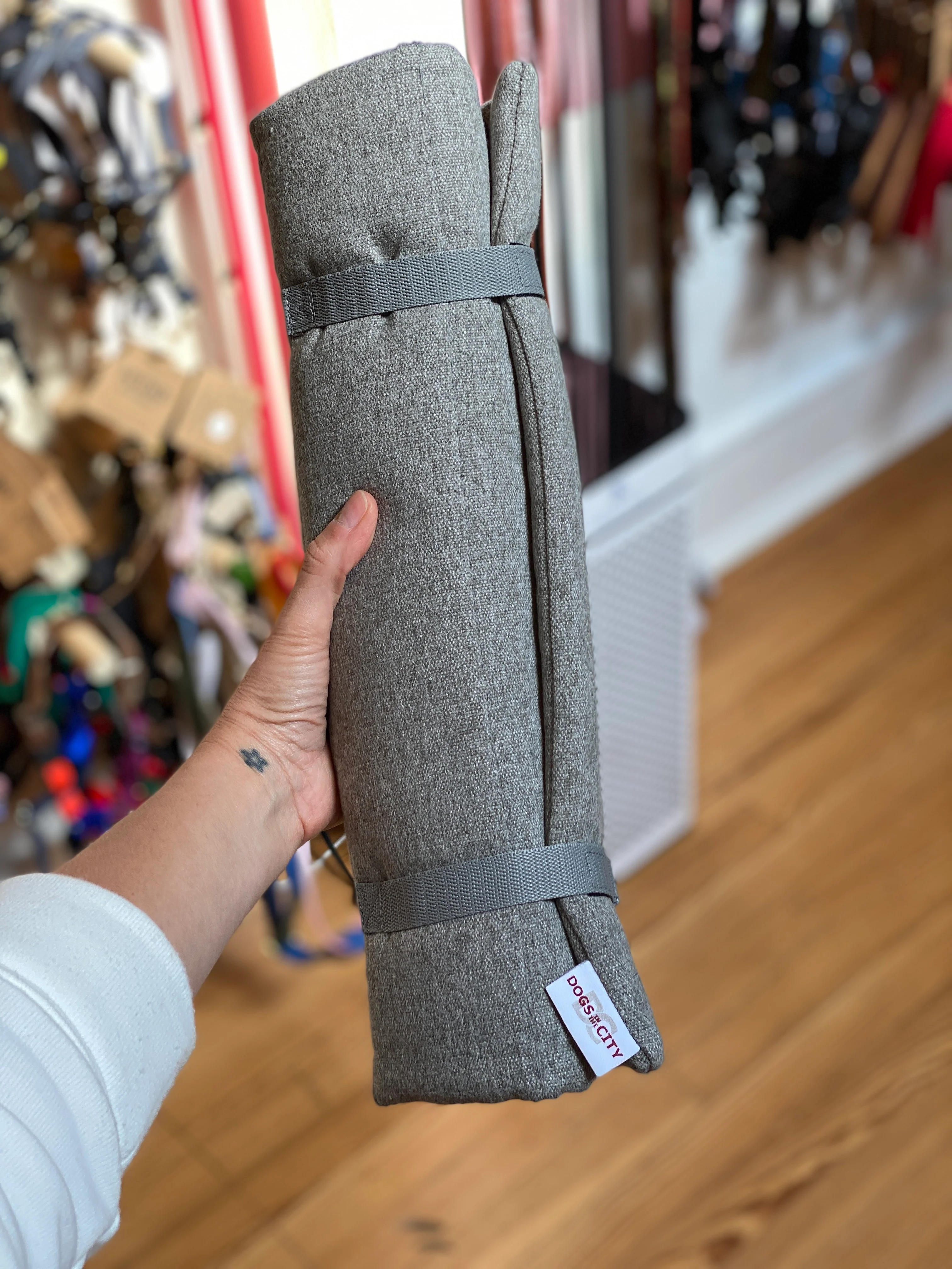 Roll-Up Travel Mat in Grey (FINAL SALE) - Image 6