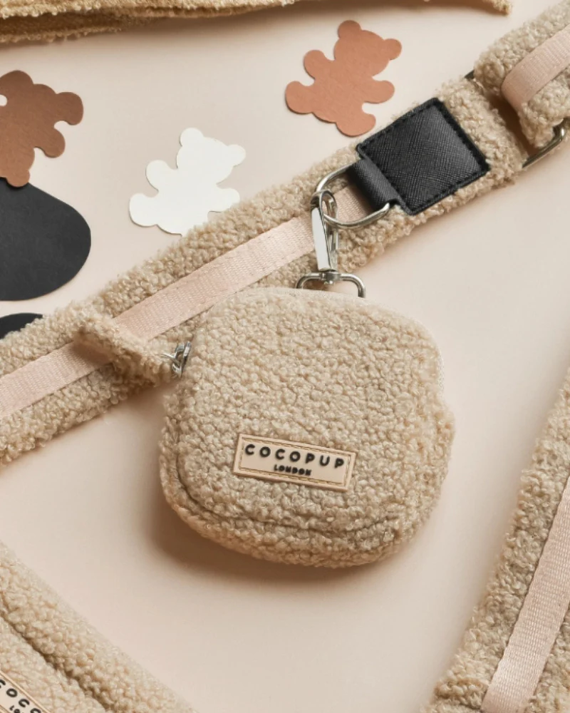Dog Treat Pouch in Teddy or Nylon