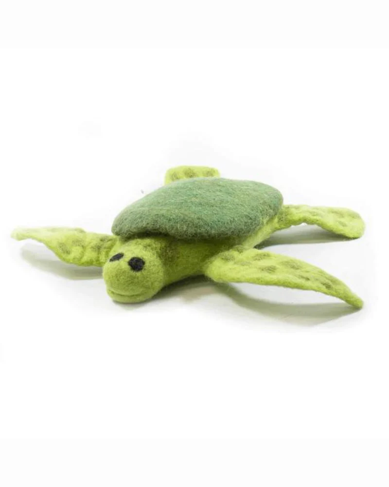 Trevor the Sea Turtle Wool Pet Toy - Image 6