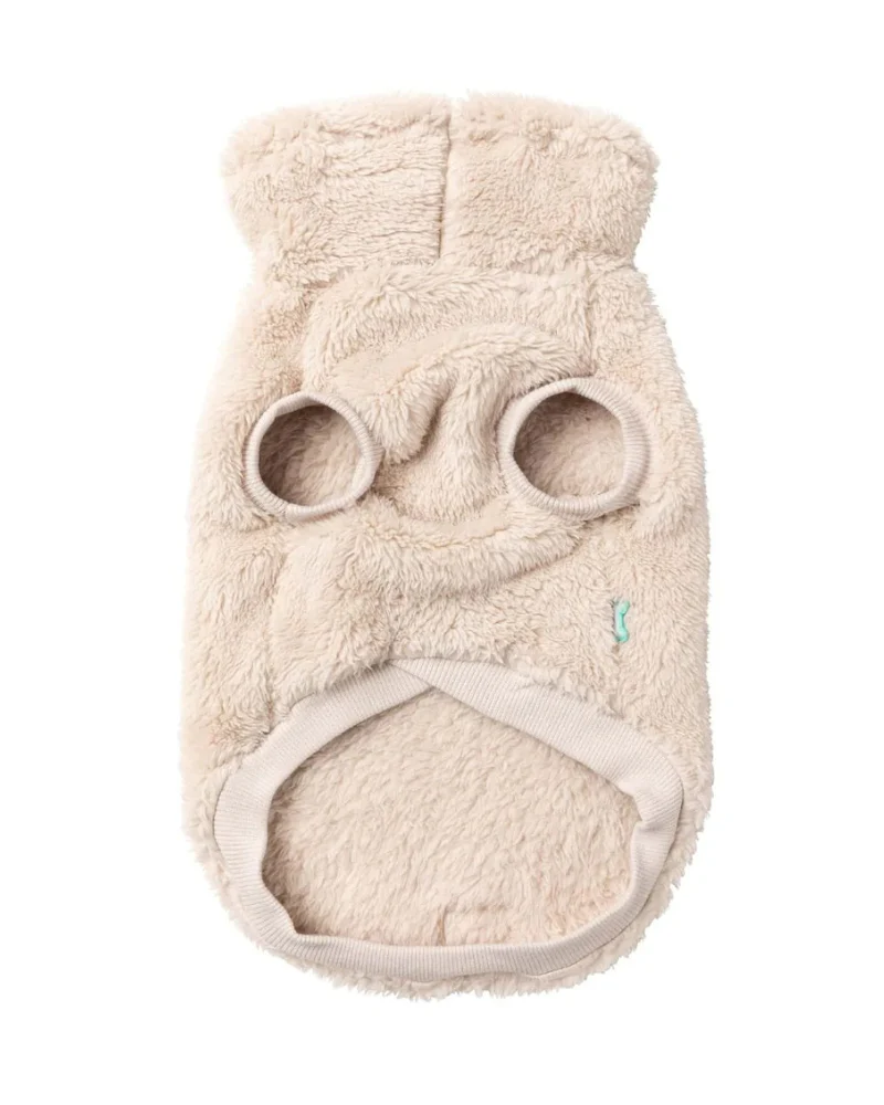 Turtle Teddy Dog Fleece in Beige - Image 4