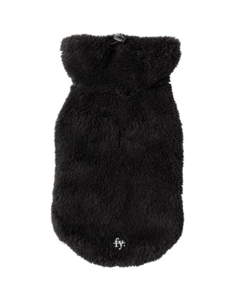 Turtle Teddy Dog Fleece in Carbon Black (FINAL SALE) - Image 2