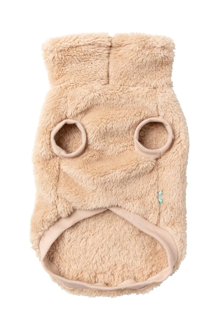 Turtle Teddy Dog Fleece in Desert Tan - Image 3