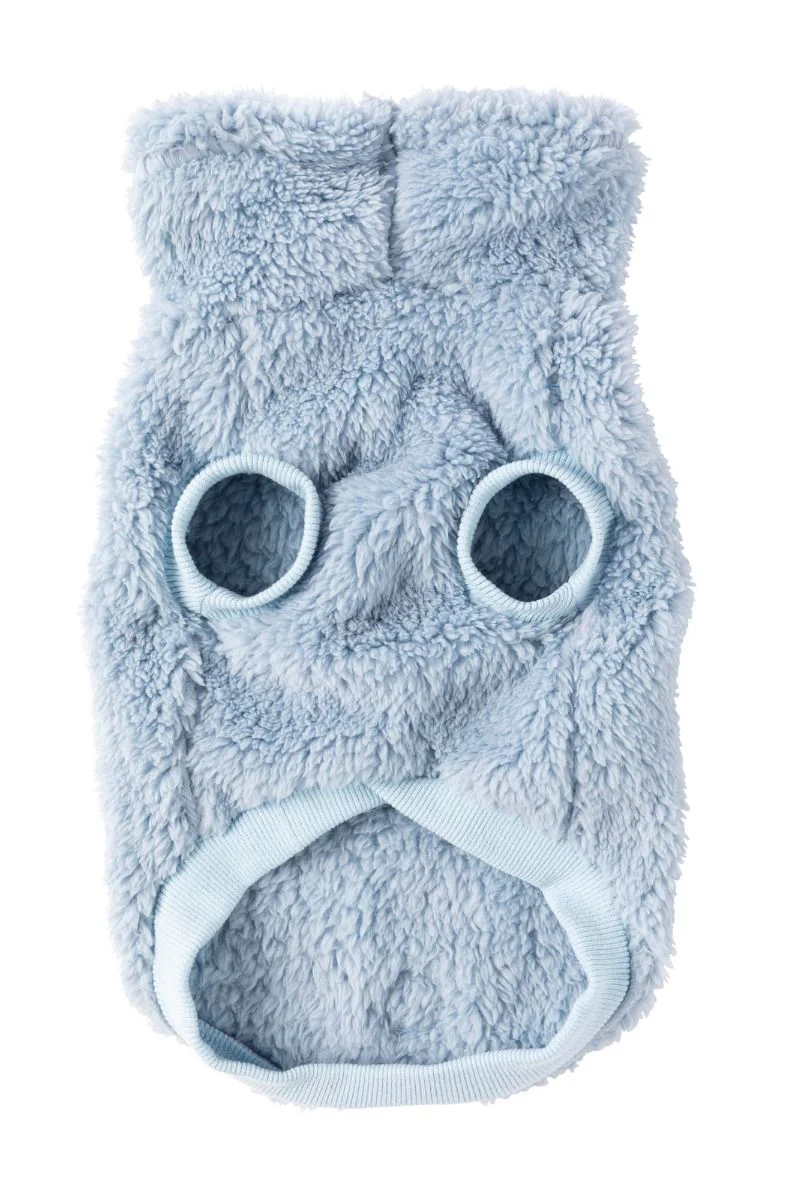 Turtle Teddy Dog Fleece in Washed Blue (FINAL SALE) - Image 7