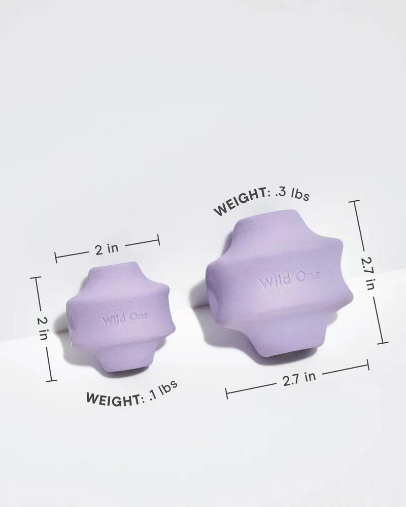 Twist Toss Dog Toy in Lilac - Image 4