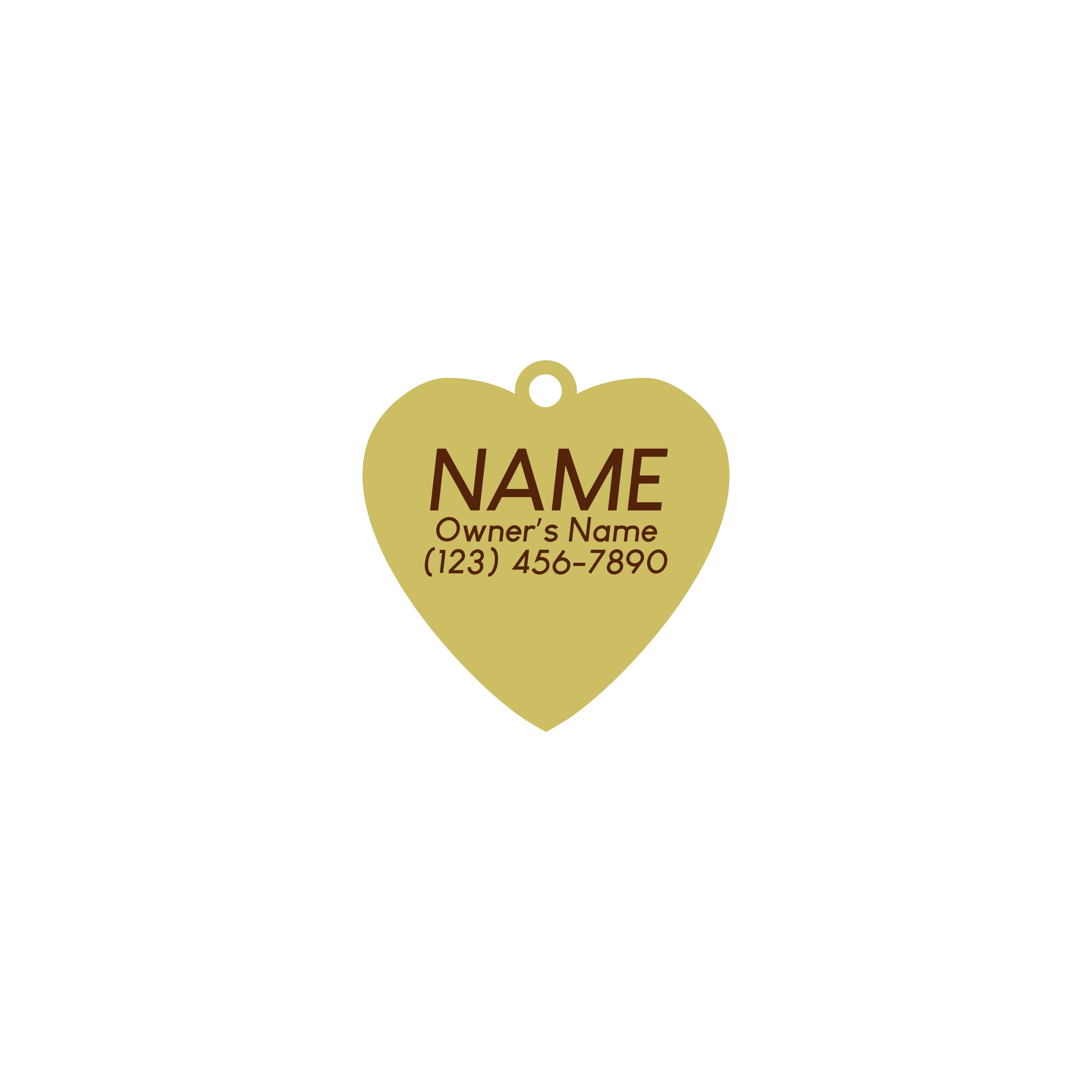 Smiling Heart ID Tag (Custom) - Image 4