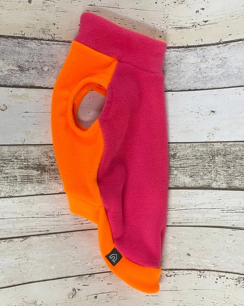 Two-Tone Dog Fleece Jumper (Made in the UK) - Image 7