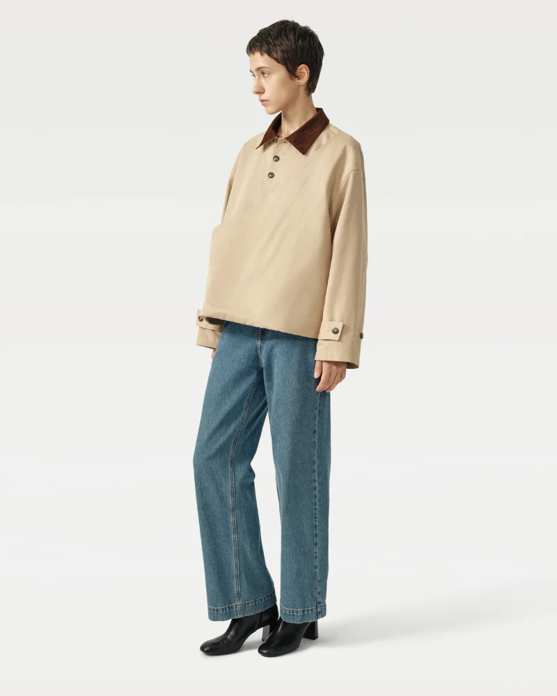Unisex Trench Jacket with Built-In Kangaroo Pouch Dog Carrier - Image 3
