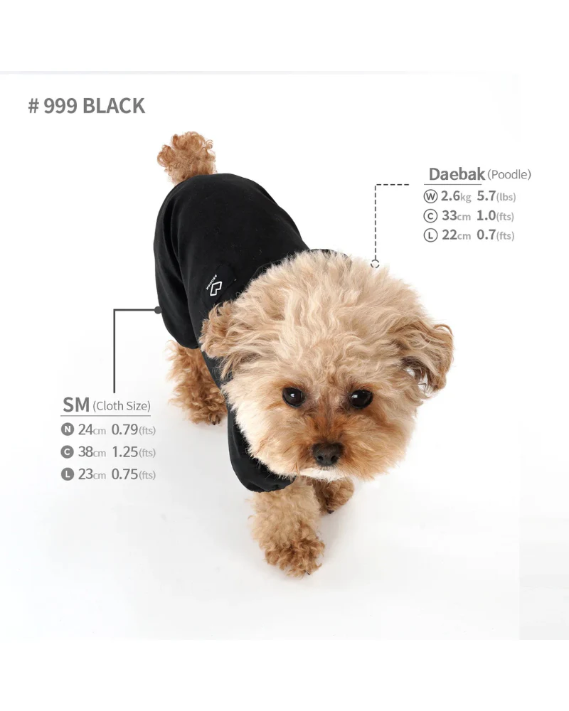 Velour Coverall Onesie for Dogs - Regular Fit (in Purple, Ivory, or Black) (FINAL SALE) - Image 12