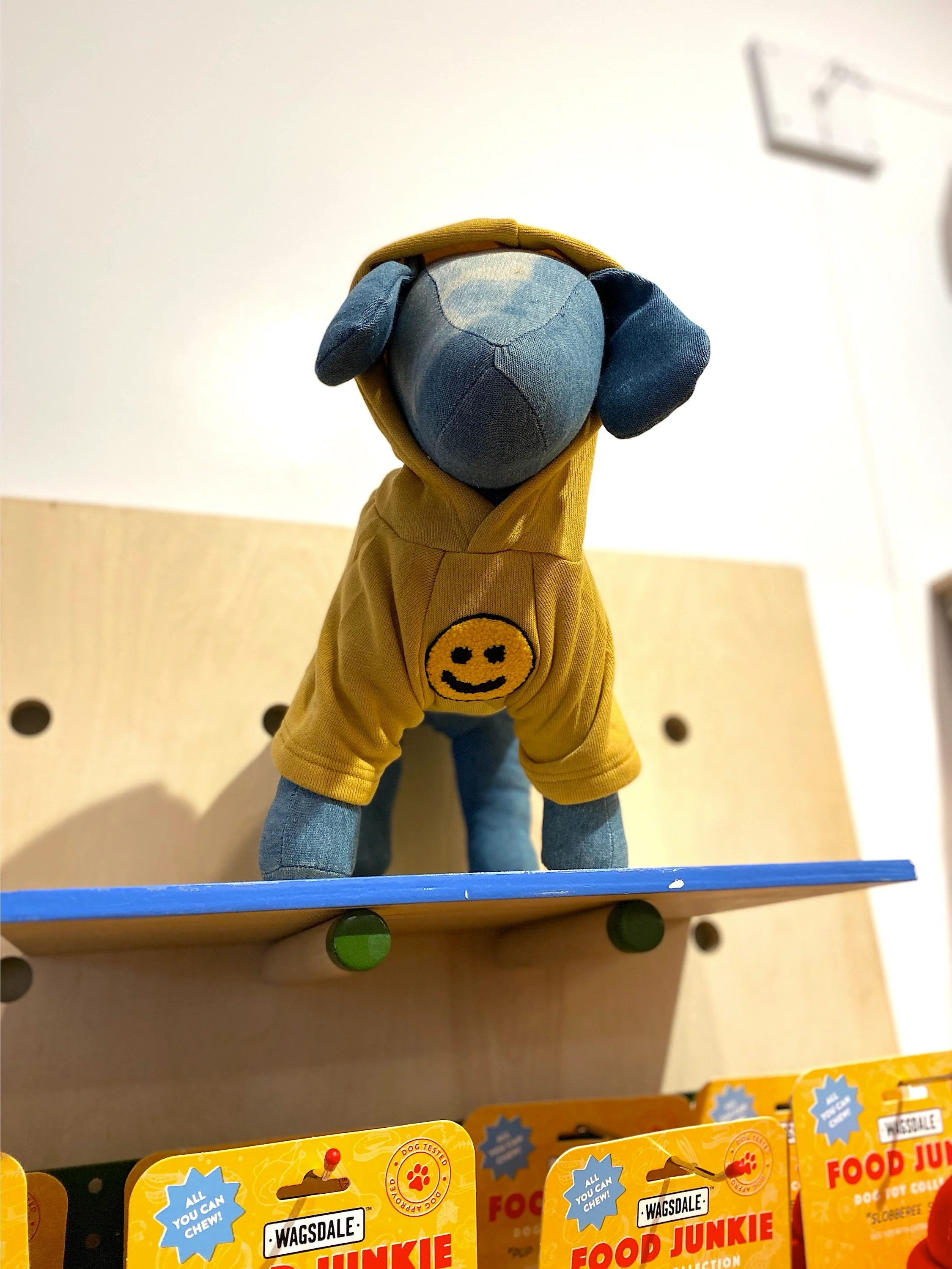 Have A Nice Day Dog Hoodie in Yellow (Made in the USA)<br>(FINAL SALE)