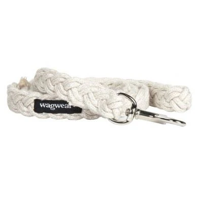 Braided Fisherman Dog Collar in Off-White (Made in the USA) - Image 5