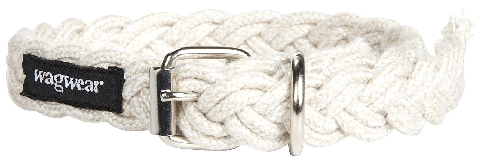 Braided Fisherman Dog Leash in Off-White (Made in the USA) - Image 6