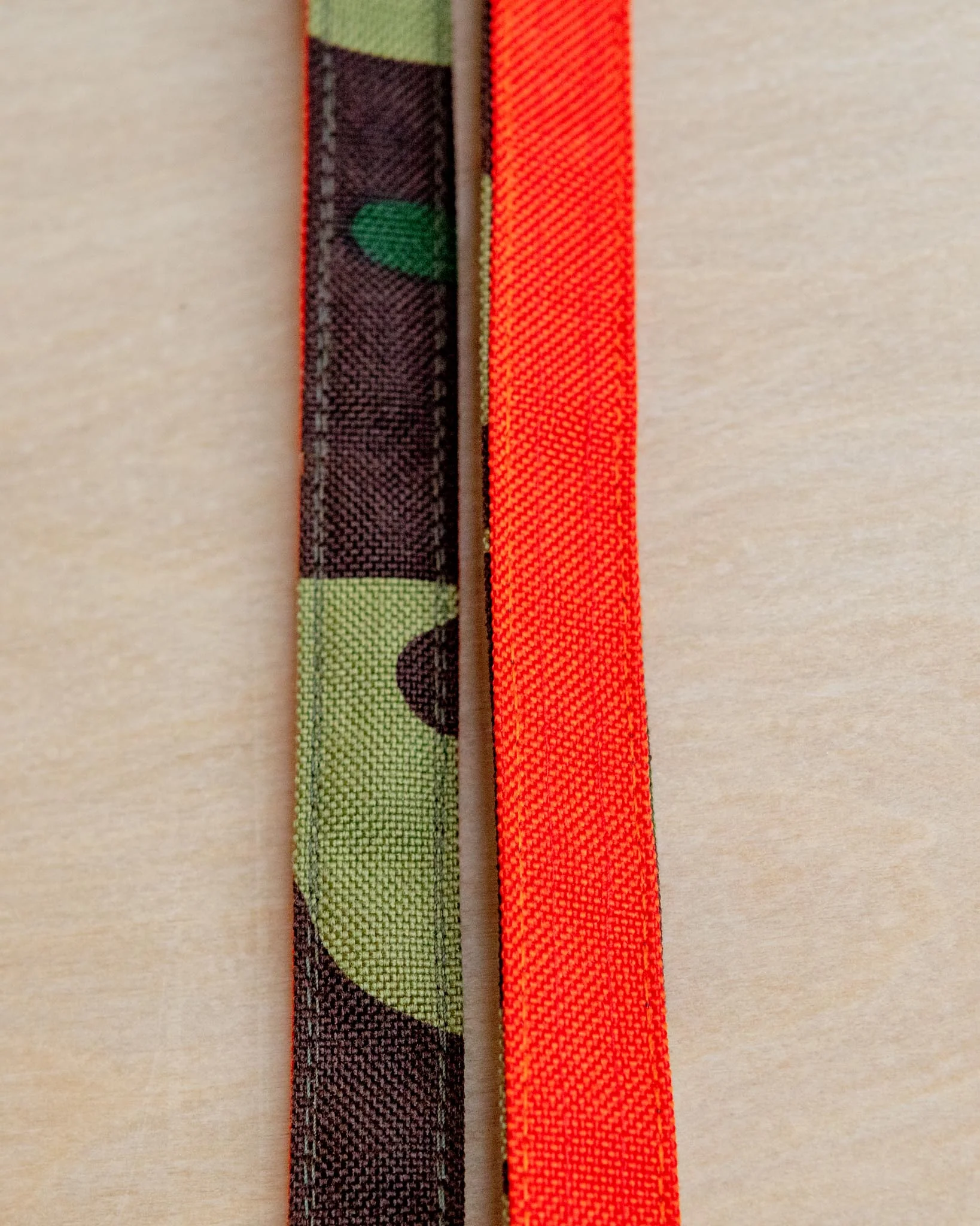 Cordura Dog Collar in Camo & Neon Orange (Made in the USA) - Image 8
