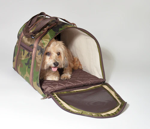 WAGWEAR | Cotton Ripstop Airline Carrier in Camo - Image 2