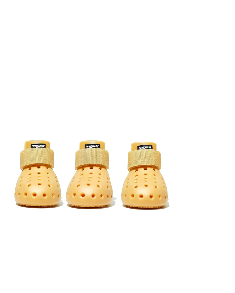 WagWellies Mojave Dog Boots in Sand (3 Boots)