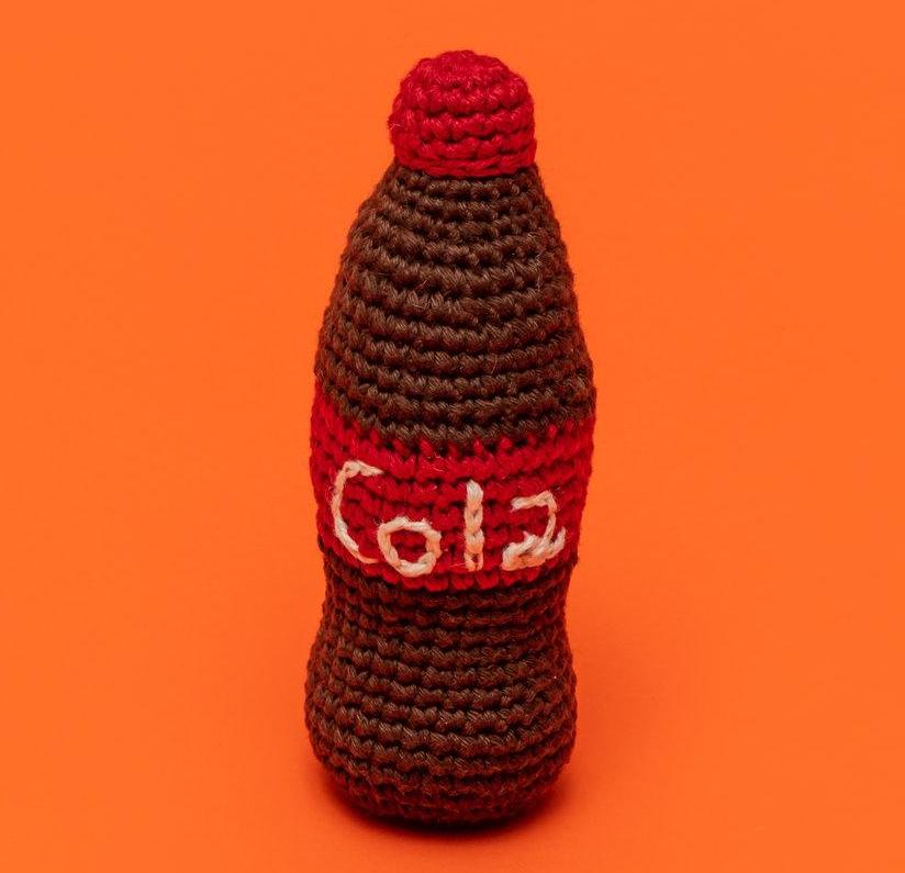 WARE of the DOG | Cotton Crochet Cola Toy