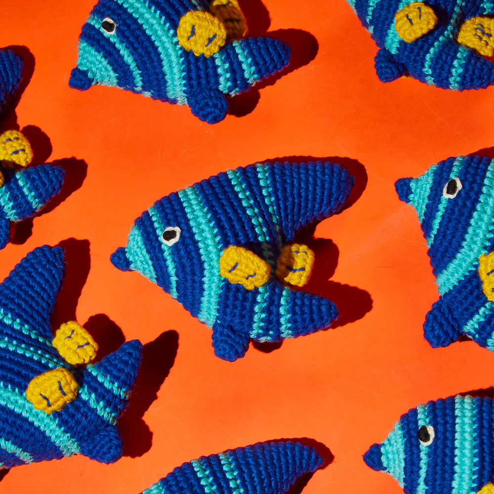 WARE of the DOG | Cotton Crochet Fish Toy - Image 2