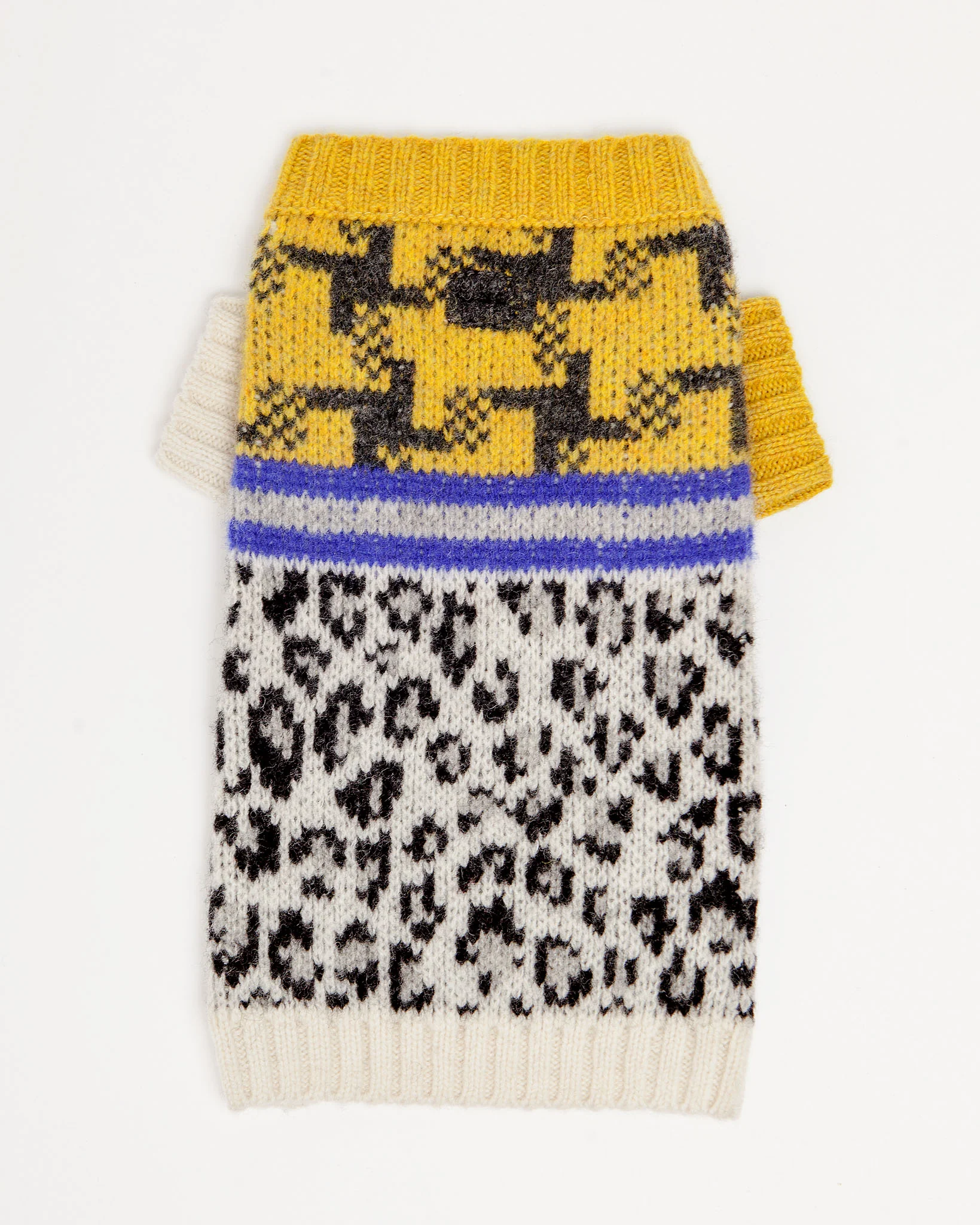 Leopard Combo Sweater (FINAL SALE)