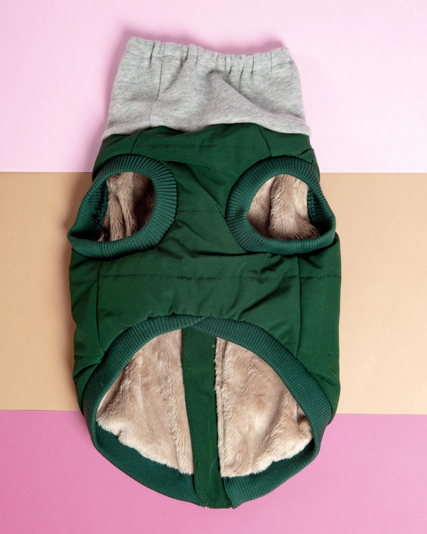 Warm Up Harness Jacket in Deep Green (FINAL SALE) - Image 3