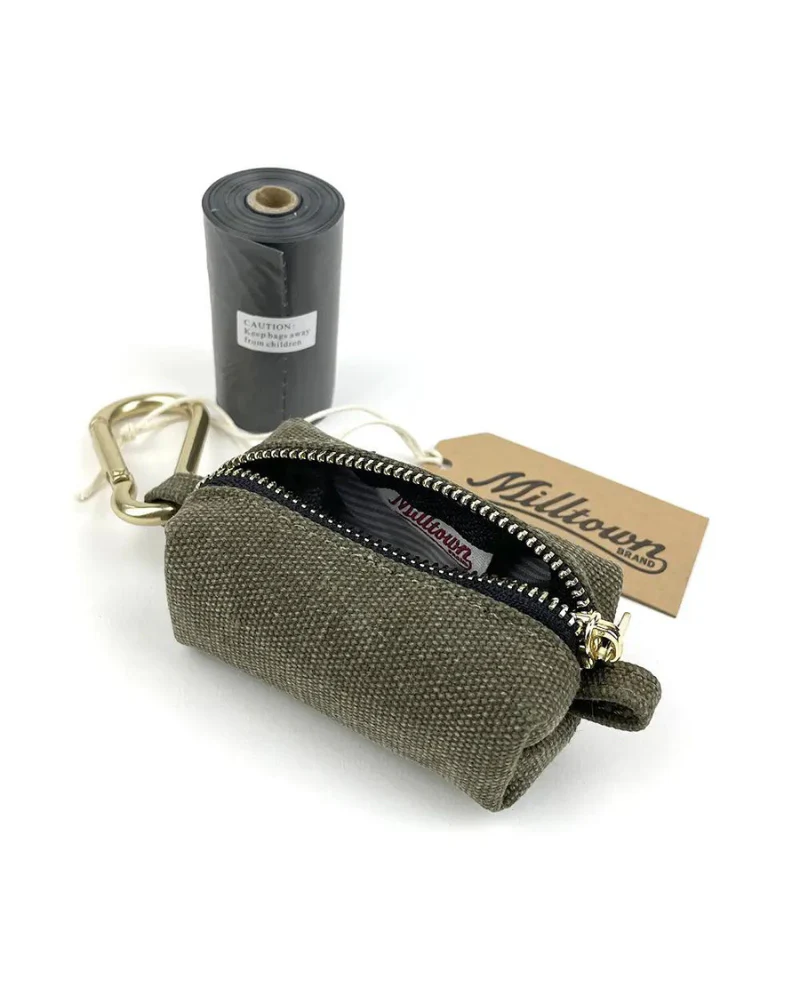 Washed Canvas Poo Bag Holder - Image 5