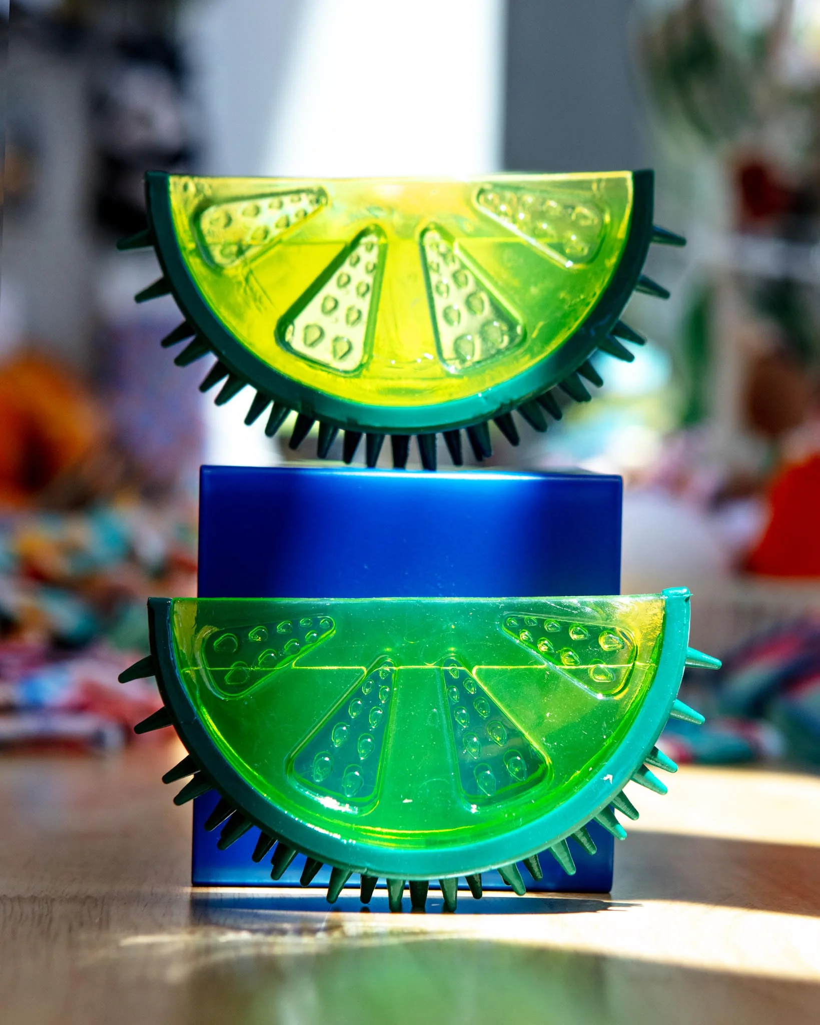 We Should Chill! Freeze-Me Lime Dog Toys - Image 2