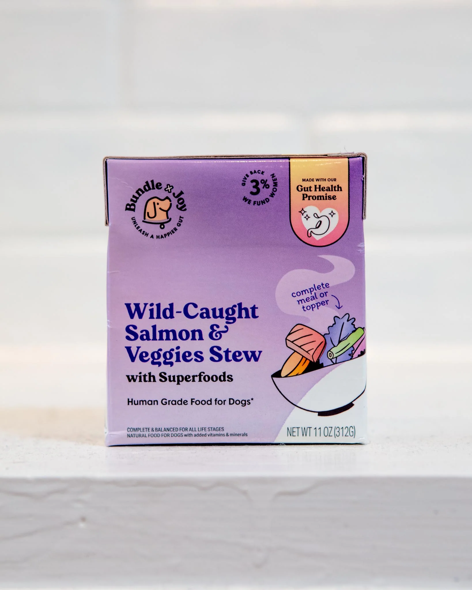 Wild-Caught Salmon & Veggie Dog Superfood Stew 11 oz (Made in the USA)