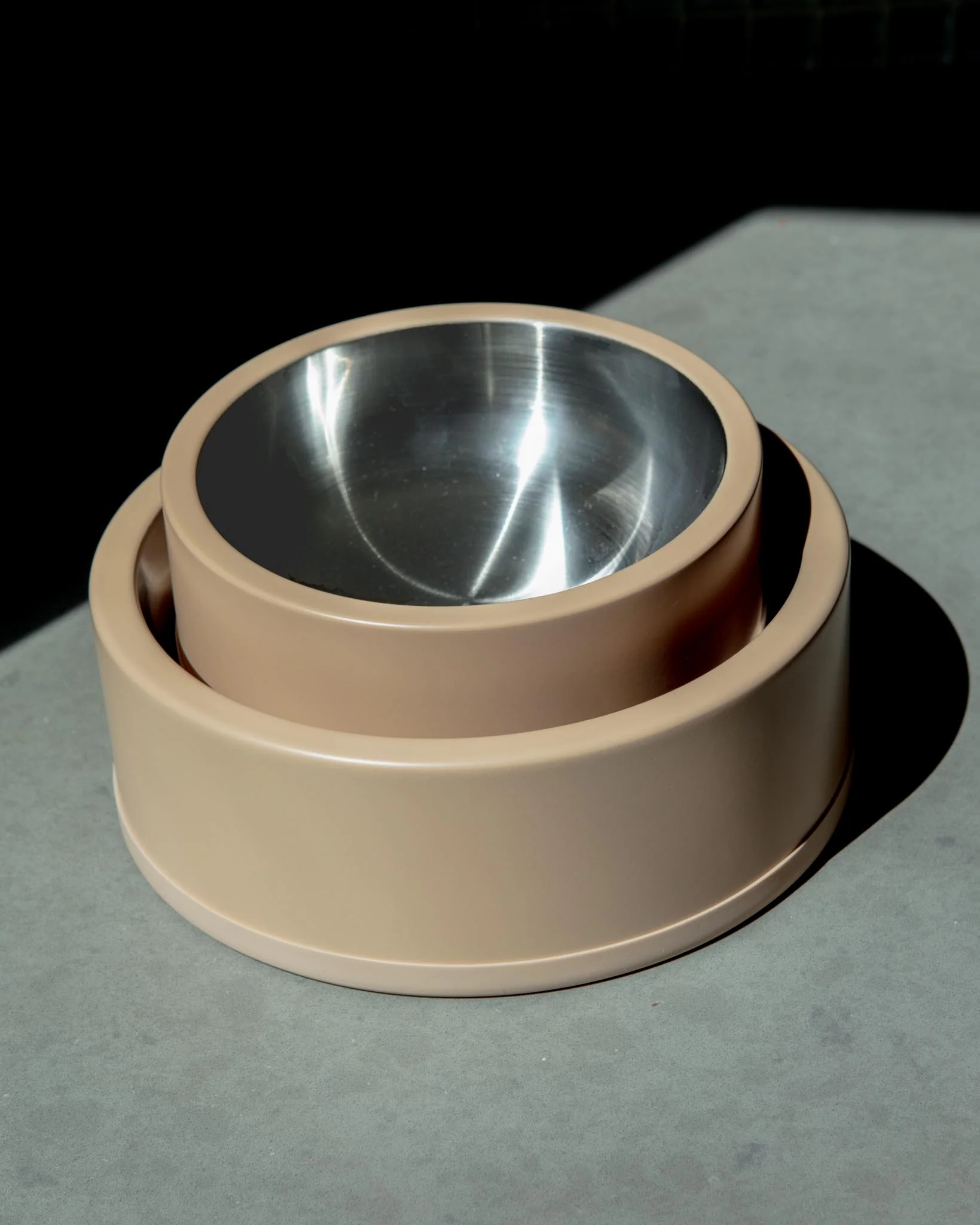 Wild One Dog Bowl in Tan - Image 2
