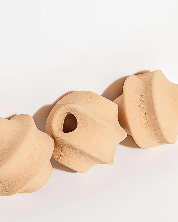 Twist Toss Dog Toy in Tan - Image 4
