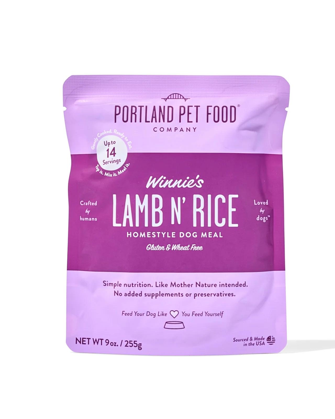 Winnie's Lamb N' Rice Meal Pouch for Dogs (Made in the USA) - Image 2