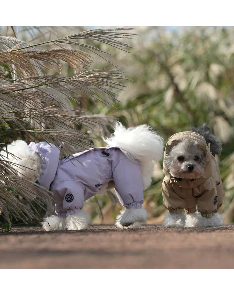 Fleece-Lined Winter Coverall for Dogs - Image 16