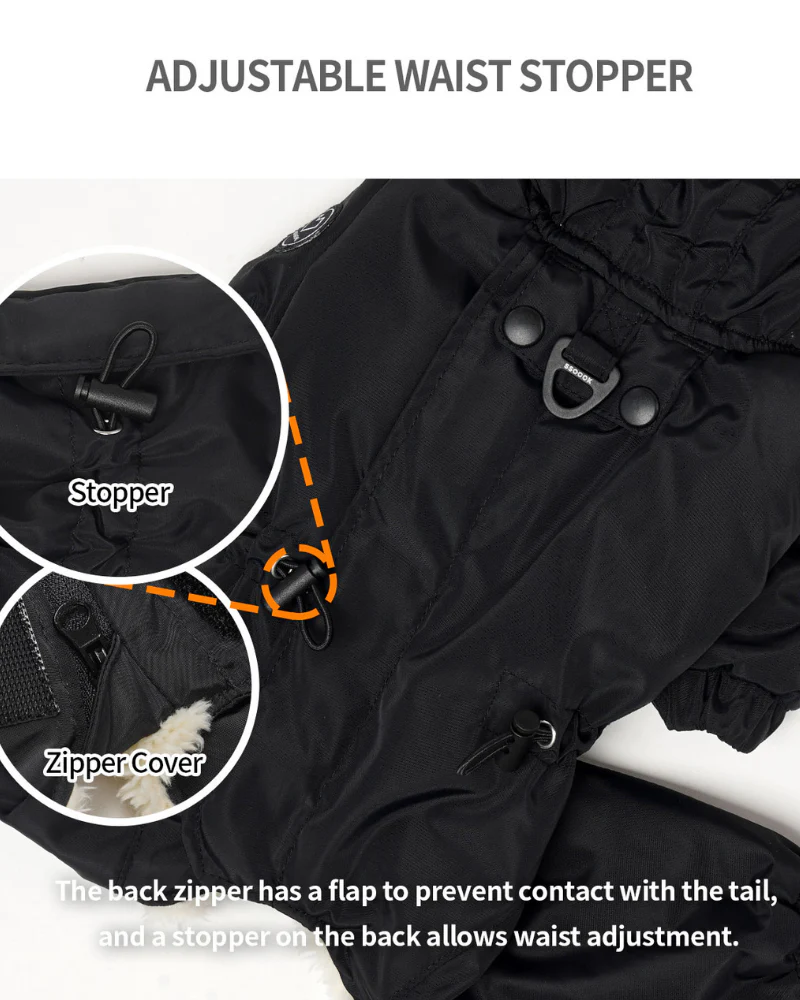 Fleece-Lined Winter Coverall for Dogs - Image 19