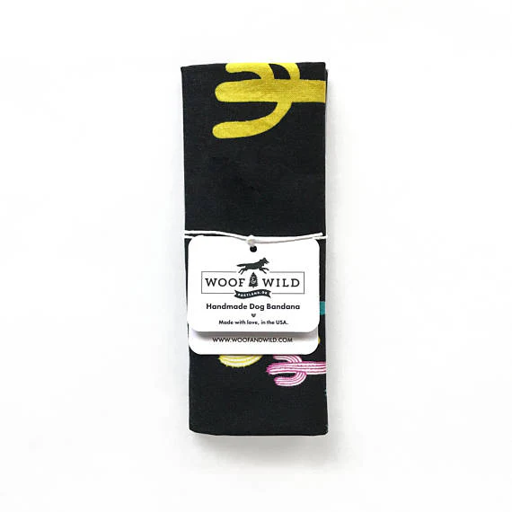 WOOF & WILD | Pablo Cactus Dog Bandana - Image 2