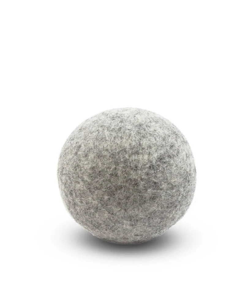 Wool Ball Toy in Natural Gray - Image 3