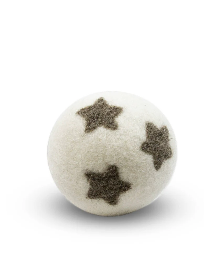 Wool Ball Toy with Stars - Image 3