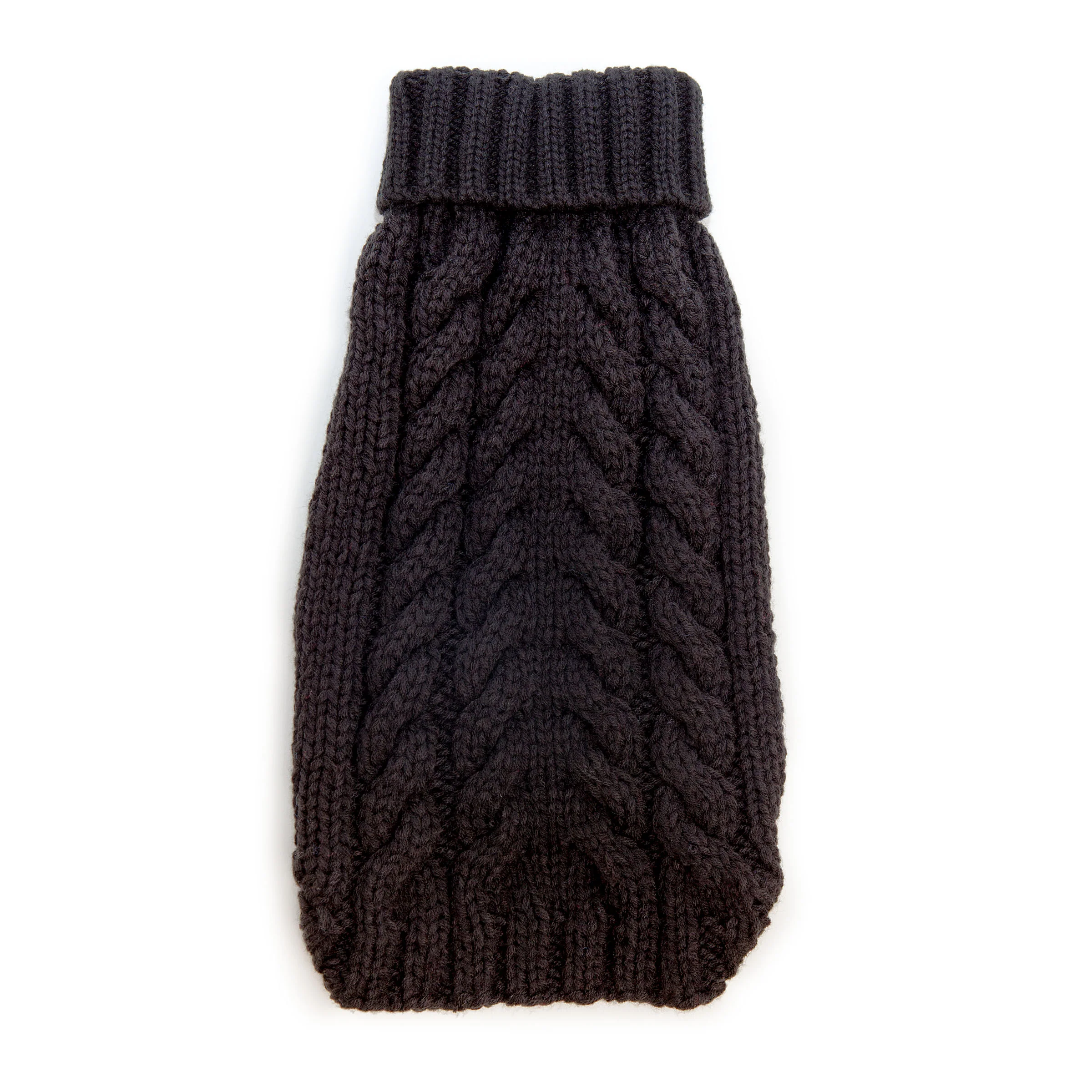 Hand Knit Turtleneck Sweater in Black  (FINAL SALE)(Dog & Co. Exclusive) - Image 3