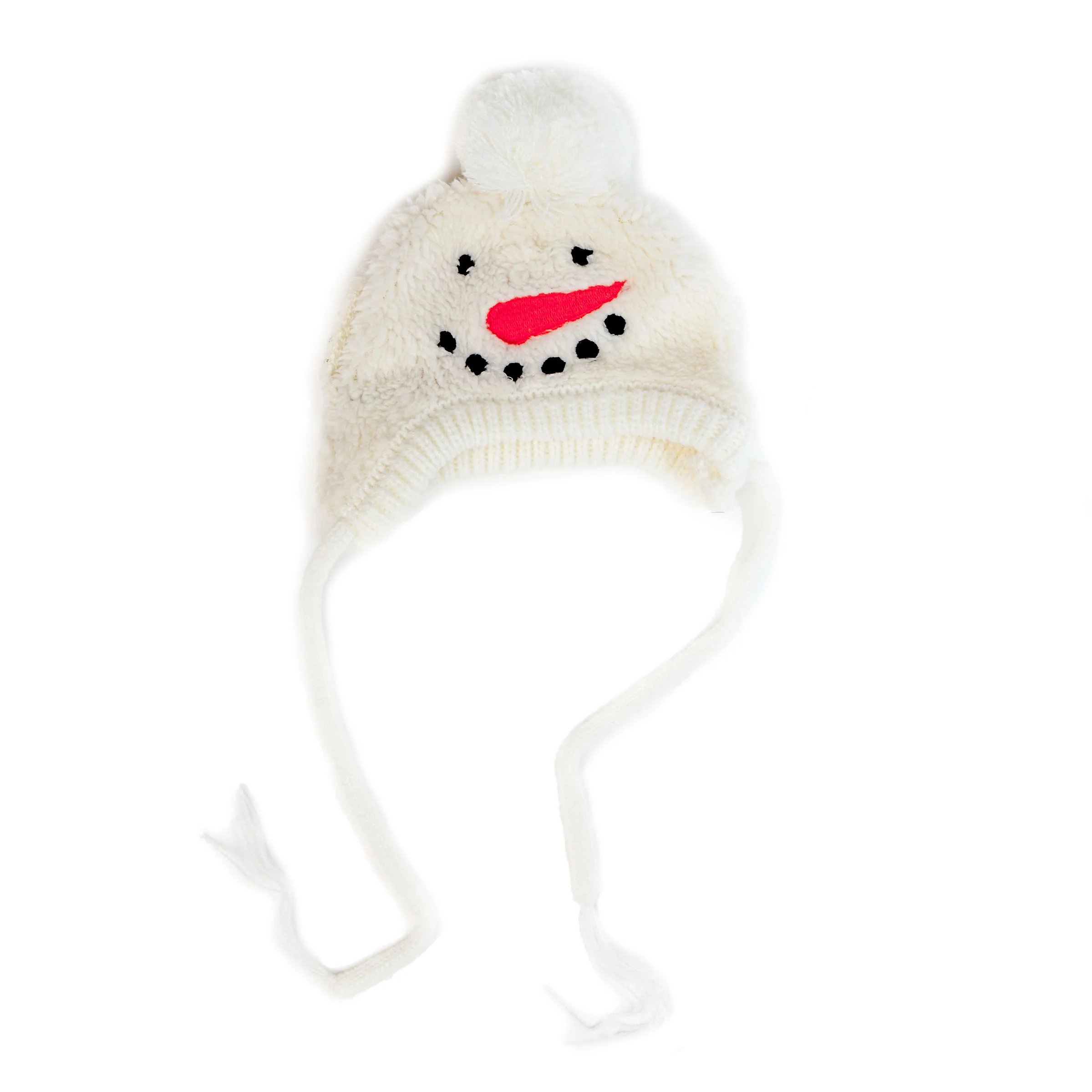 Silly Snowman Tie-On Dog Hat - Image 2