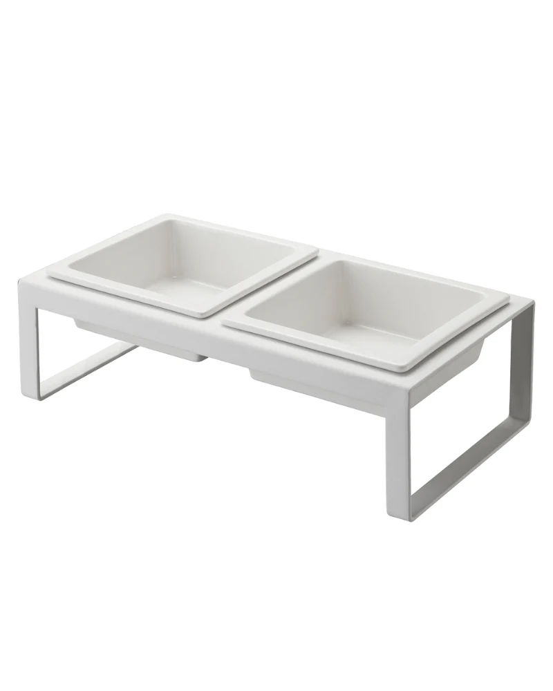 Tower Pet Food Bowl in White - Image 6