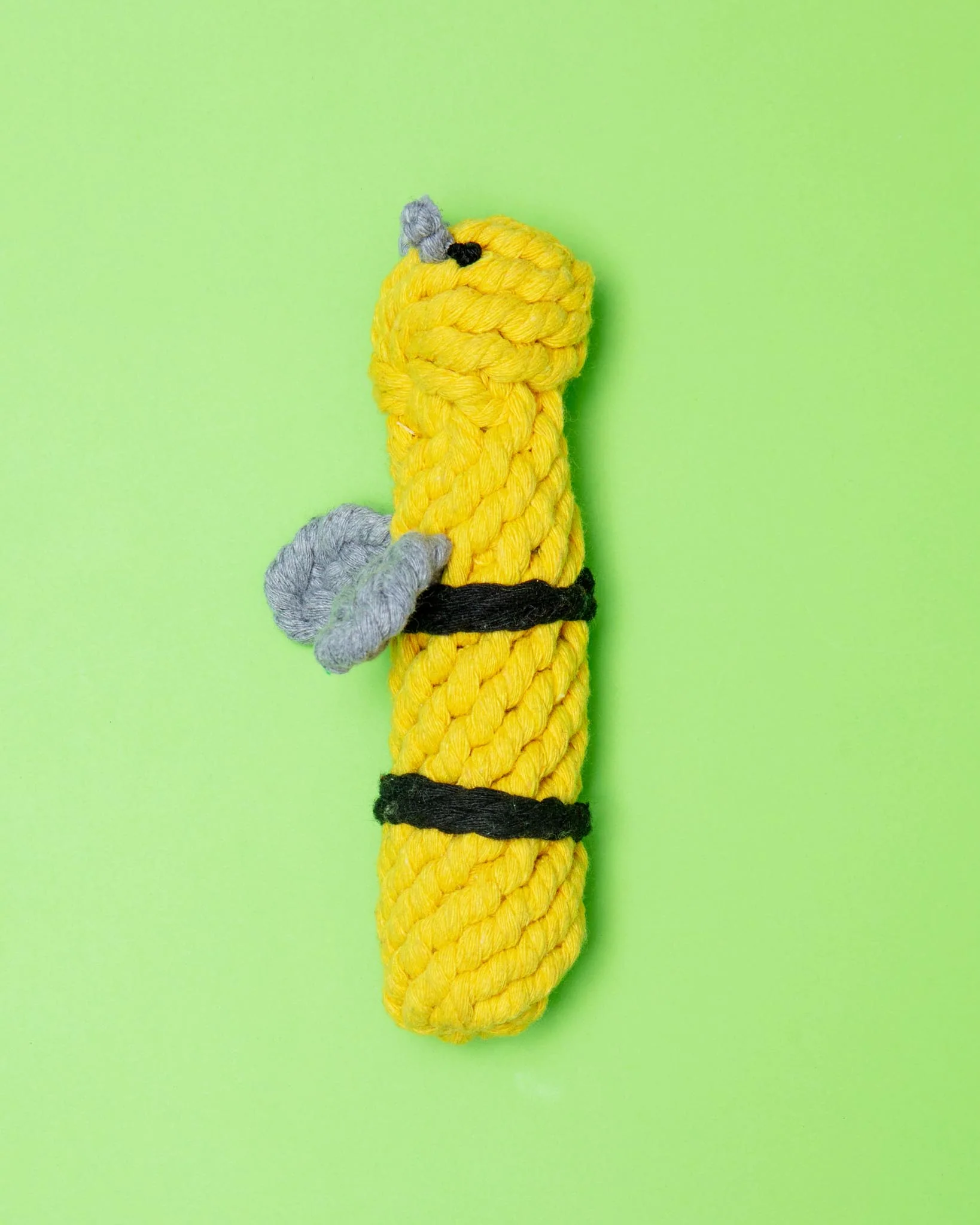 Handmade Bee Sustainable Dog Rope Toy