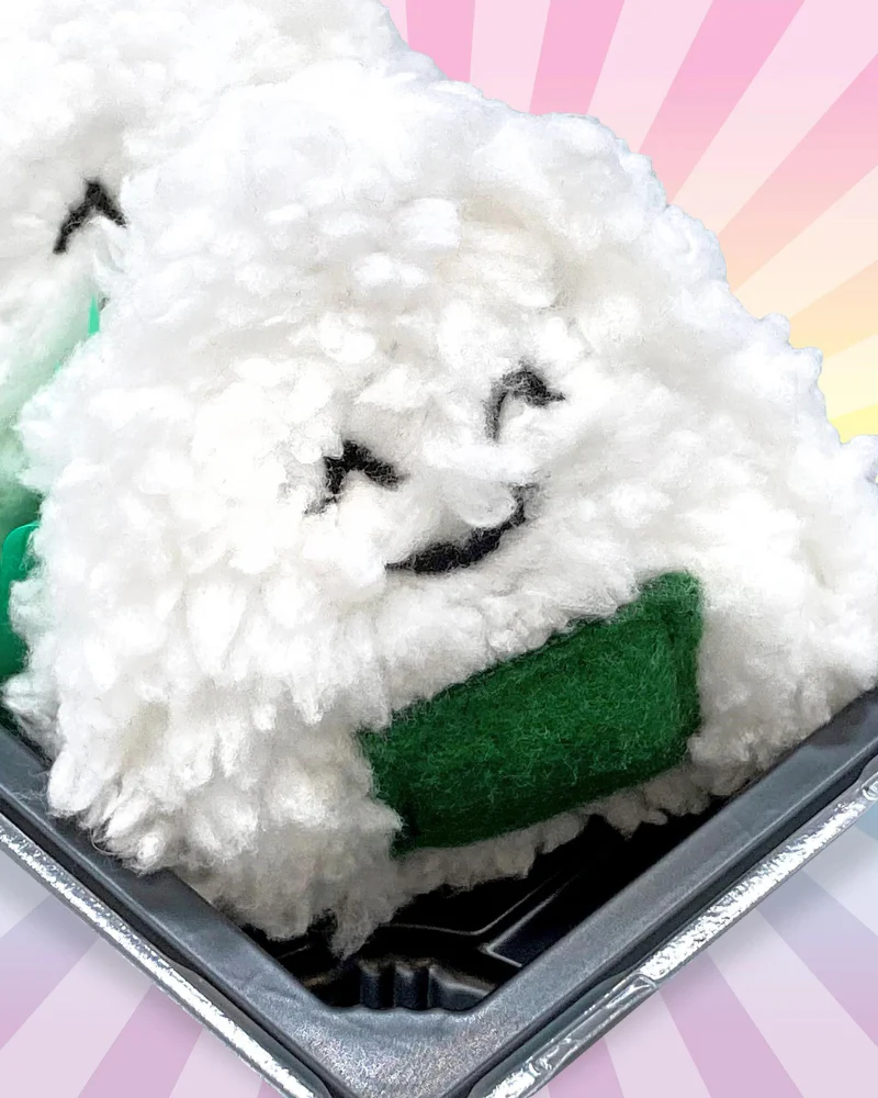 Yummy Catnip Onigiri Cat Toy (Made in the USA) - Image 2